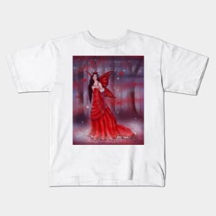 Aneira Valentine fairy By Renee Lavoie Kids T-Shirt